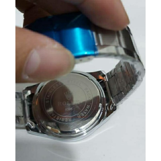 Jam Tangan Pria Mewah Rantai King Rx 8395 Analog Tanggal