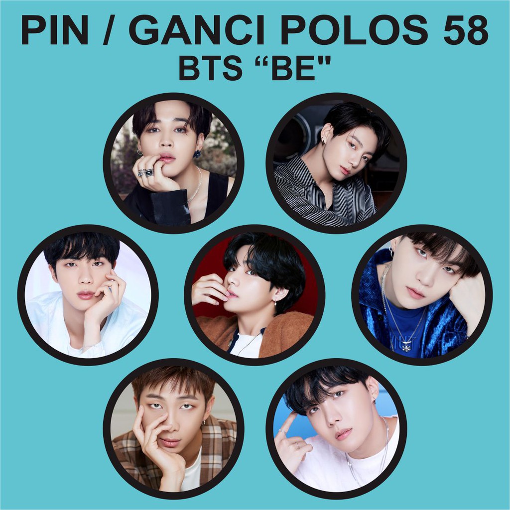 PIN / GANTUNGAN KUNCI POLOS 58 MM - BTS &quot;BE&quot;