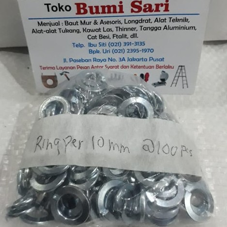 RING PER M10 (100 PCS)