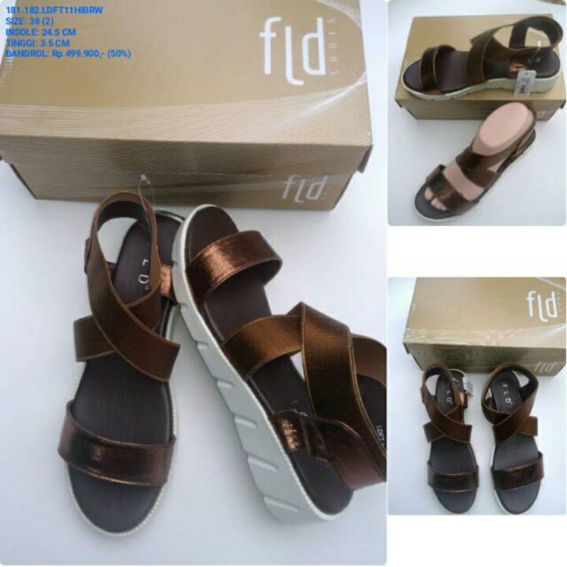 SEPATU SANDAL WEDGES WANITA FLADEO