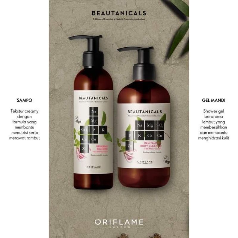 Beautanicals Repairing Conditioner/Shampoo//Beautanicals Revitalising Body Cleanser