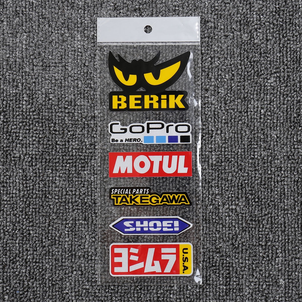 Berik Stiker Reflektif Anti Air Untuk Dekorasi Helm Motormobil