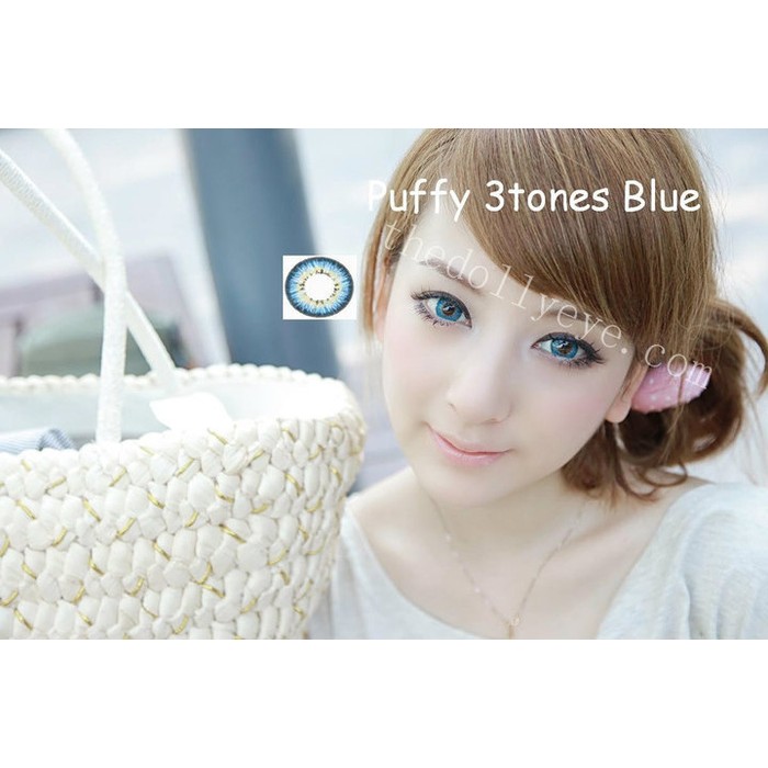 Softlens Baby Color Puffy 3 Tones Blue