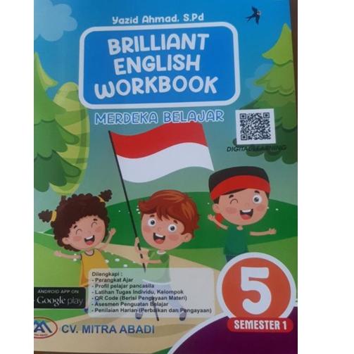 Paling Diminati BRILLIANT ENGLISH WORKBOOK KELAS 1, 2, 3, 4, 5, 6 SEMESTER 1