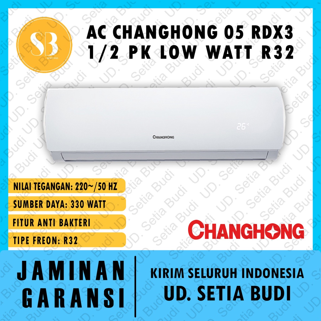 AC Split Changhong CSC-05RDX3 1/2 PK Low Watt R32