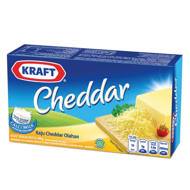 

KRAFT KEJU CHEDDAR OLAHAN 165G