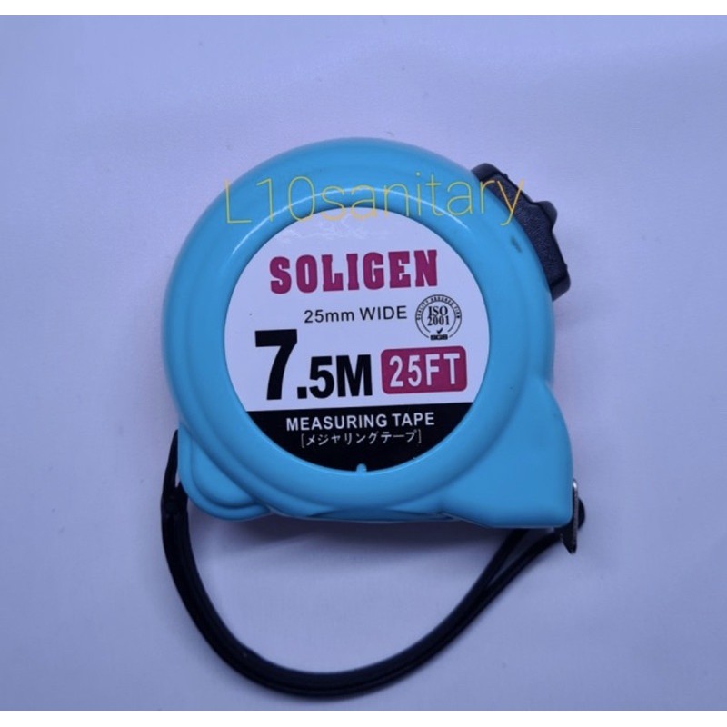 Meteran Bangunan Roll Soligen / Alat Ukur Rol Measuring Tape / Meteran Murah Soligen