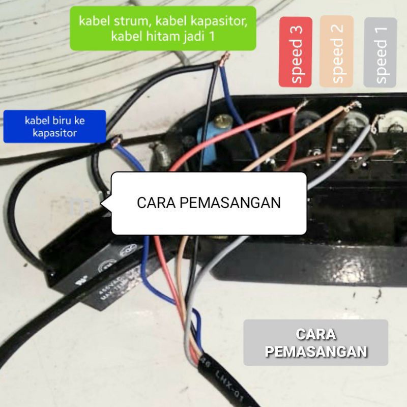 dinamo Kipas Angin berbaling-baling Besi untuk merk REGENCY