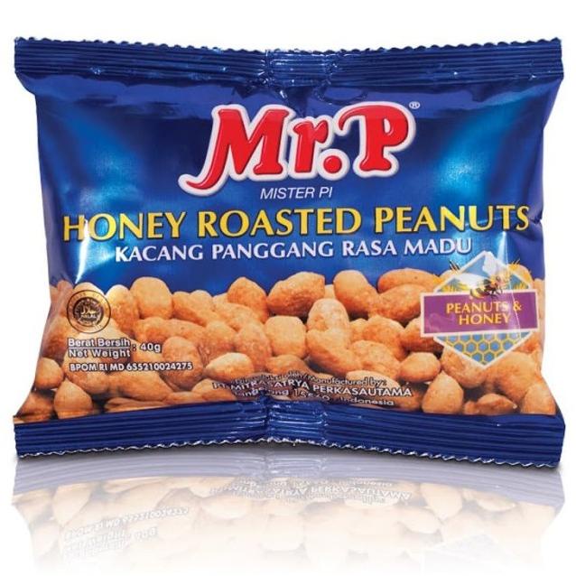 

MR. P KACANG MADU 40 GR ( 10 PCS )