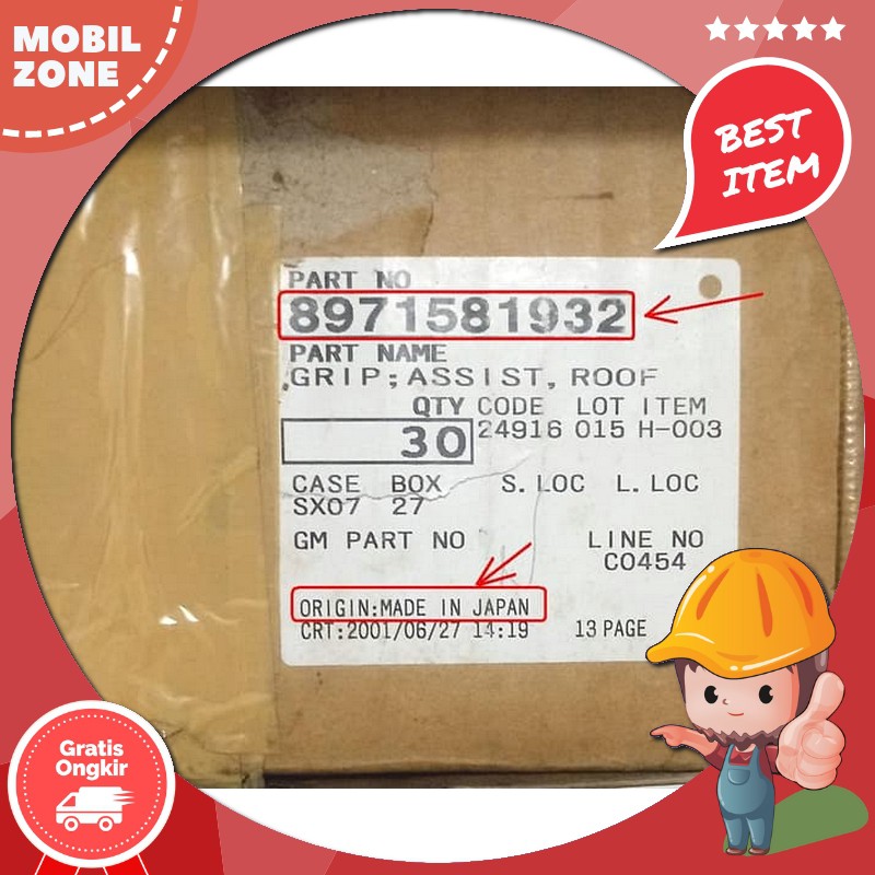 Sparepart Mobil Handel Dalam Pintu Isuzu Panther