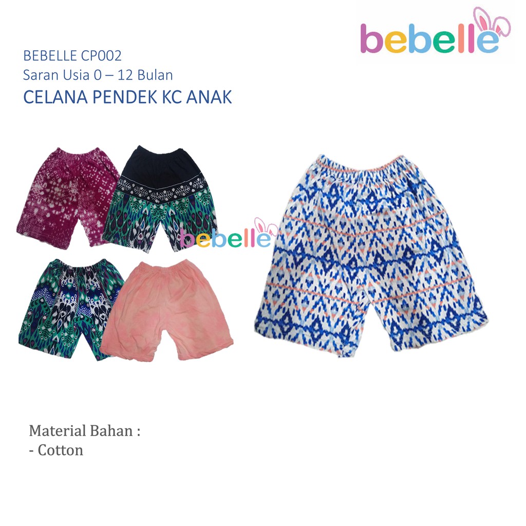 BEBELLE TIPE TC Celana Pendek Anak Lucu-BELLA SHOP