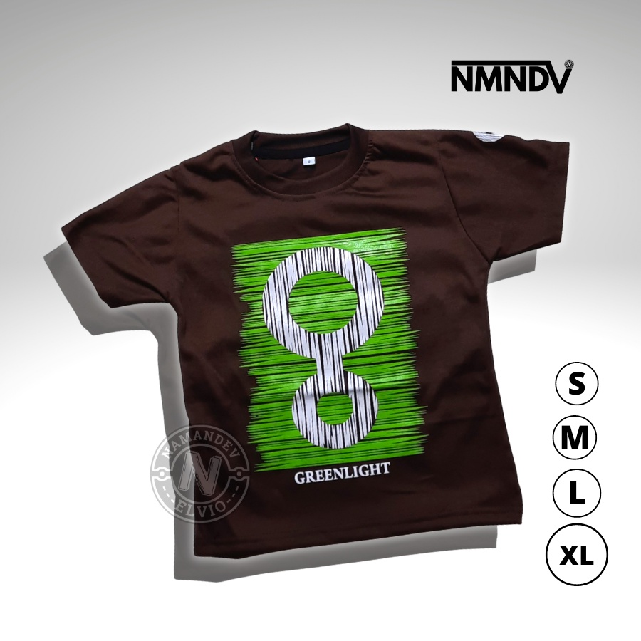 BAJU / KAOS DISTRO ANAK LAKI-LAKI TANGGUNG &amp; PEREMPUAN / ATASAN / TSHIRT / T SHIRT / BAHAN KATUN / MOTIF HIGH QUALITY / GREEN