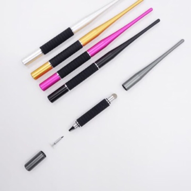 Stylus Capacitive Touch Screen Drawing Pen 2 in 1 -Black