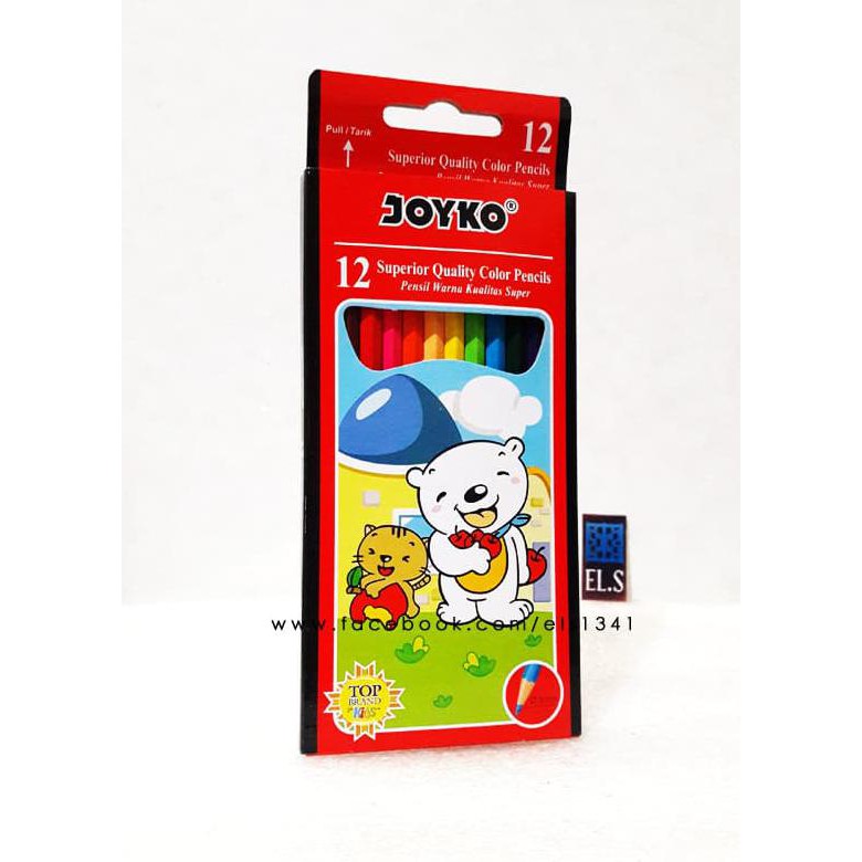 

Sale!! Joyko Pensil Warna Set 12 Panjang Terbaru