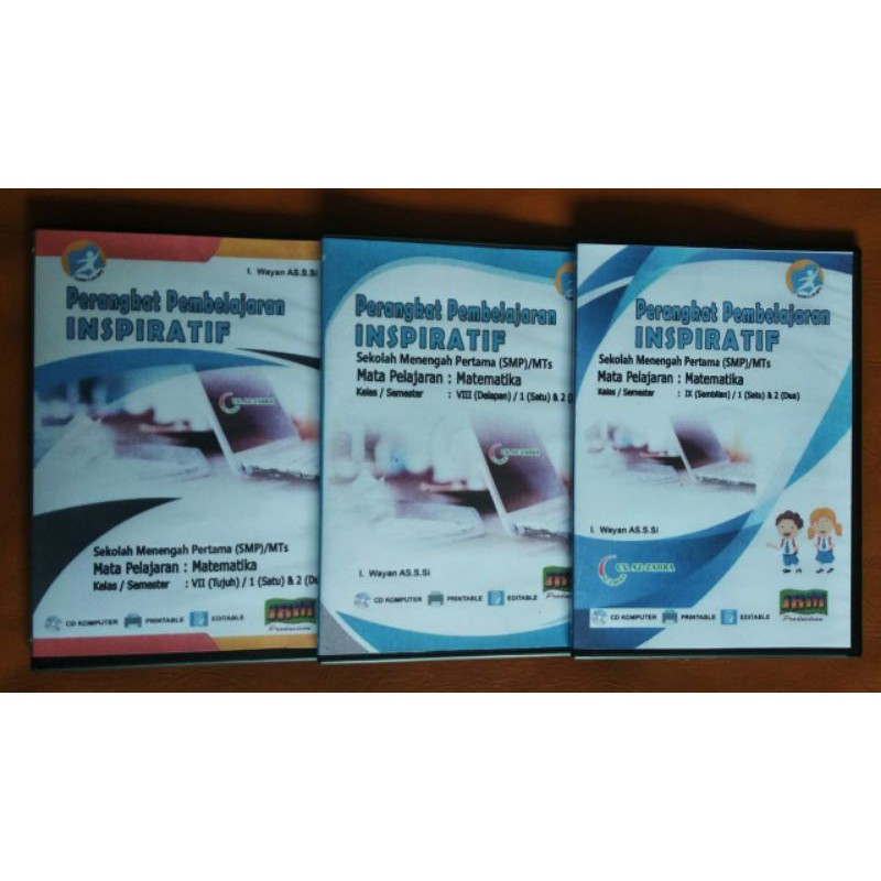 CD RPP K13 INSFIRATIF Mapel MATEMATIKA SMP MTS SMPN VII VII IX 7 8 9 Terbaru