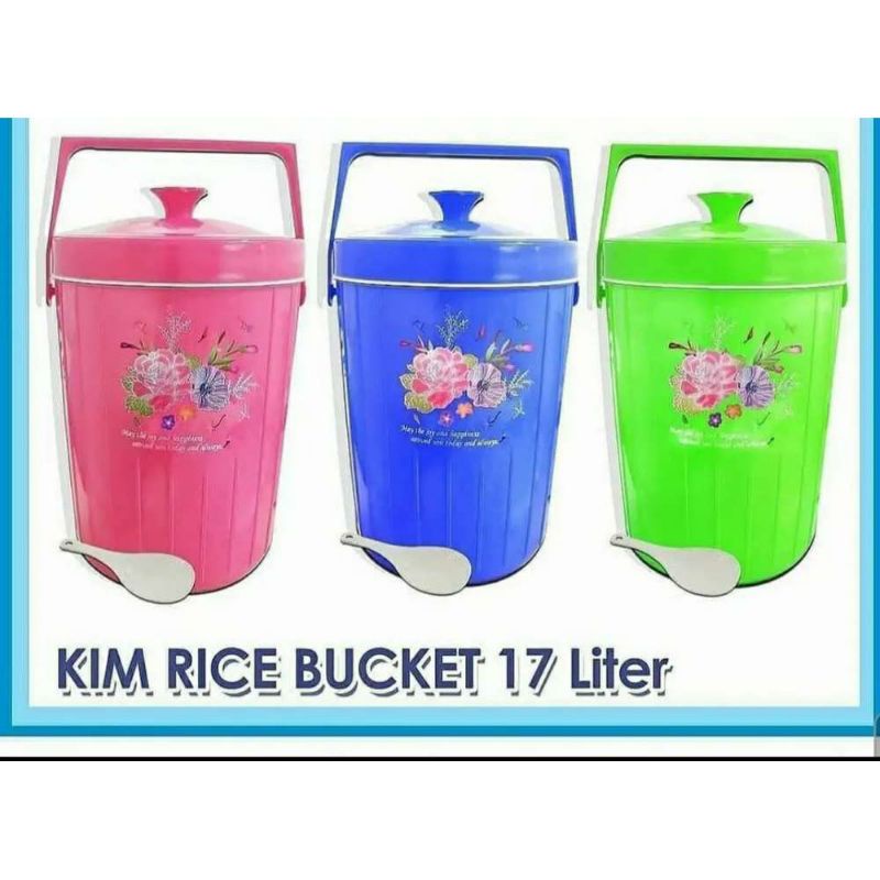 RICE BUCKET KIMPLAST 17 LITER/TERMOS NASI/TEMPAT NASI/TERMOS ES
