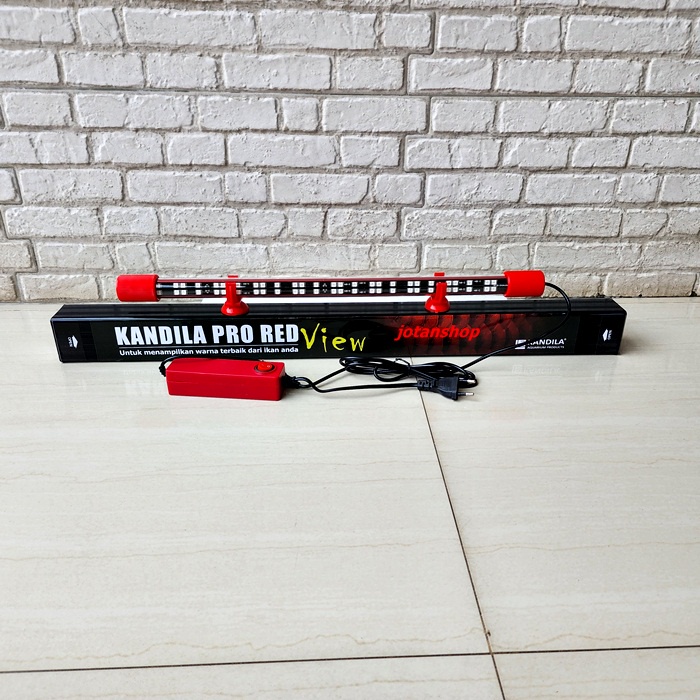 KANDILA PRO RED VIEW 600 60CM 15W LAMPU LED CELUP AQUARIUM TANNING T8 IKAN AROWANA ARWANA KOKI DISCUS CHANNA