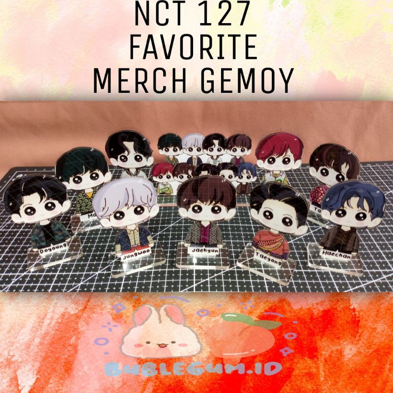 NCT127 FAVORITE (VAMPIRE) MINI STANDEE AND KEYRING