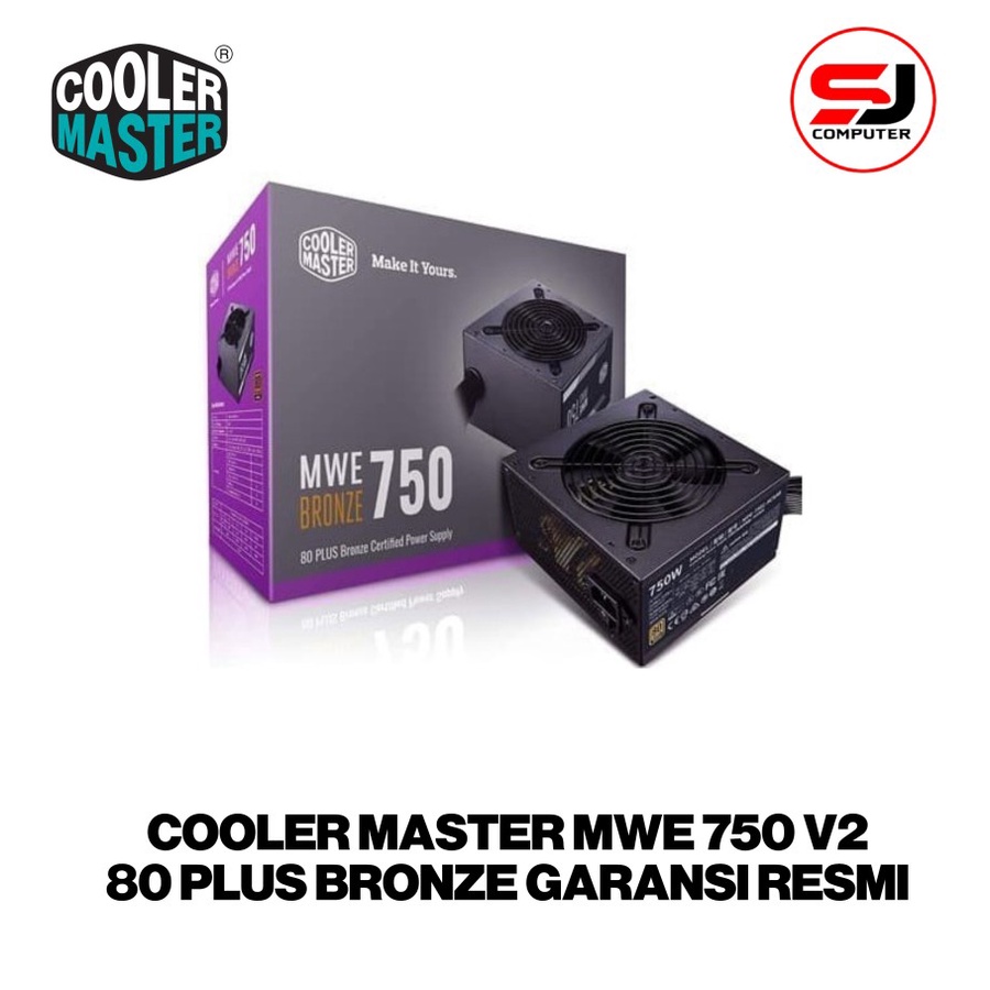 PSU Cooler Master MWE-750 V2 80+ Bronze / MWE 750 / MWE750 / 750w