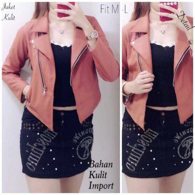 ELE-Jaket kulit import