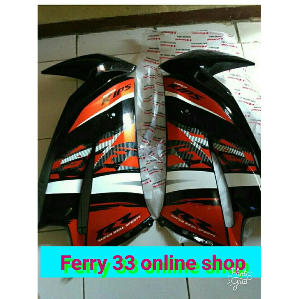 Terlaris Termurah Fairing Ninja Rr 150 New Se Orange Ori Striping 2015