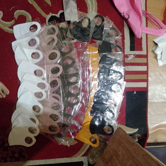 Ready Masker Putih Bahan Scuba #carlina