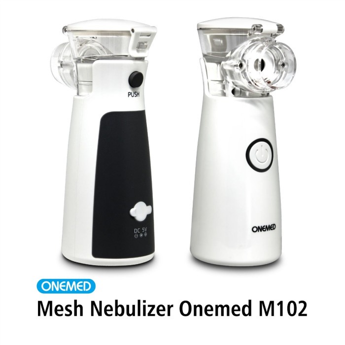 Mesh Nebulizer OneMed M 102 Portable / Alat Uap Bantu Pernafasan Asma