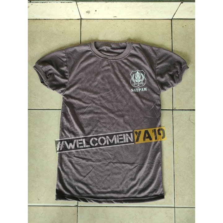 Kaos Pendek Satpam Logo Terbaru / Kaos Oblong Satpam Logo