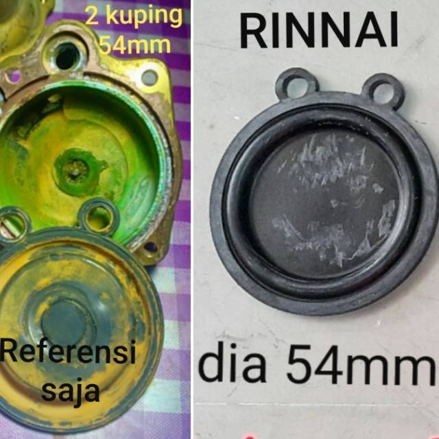 Karet Membran Diaphragm Water Heater Gas Rinnai