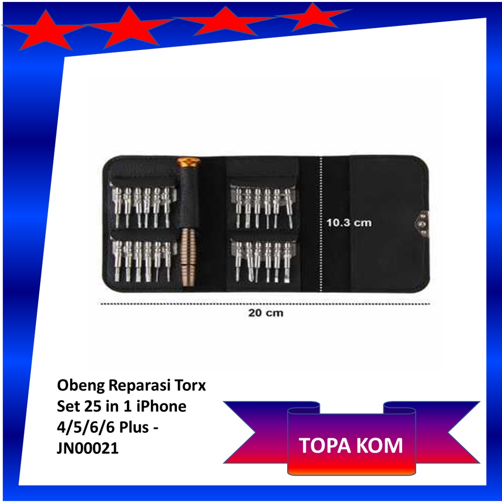 Obeng Set Servis Hp Obeng Hp Full Set Lengkap 25 in 1 Alat Reparasi Smartphone Repair Kit Obeng Smar