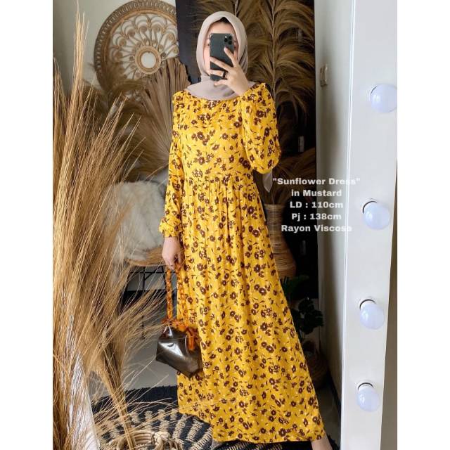 Gamis katun rayon viscose