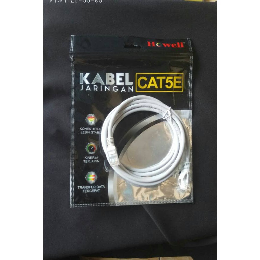 kabel lan 2m howell kabel jaringan lan cat5 2 meter cat5e