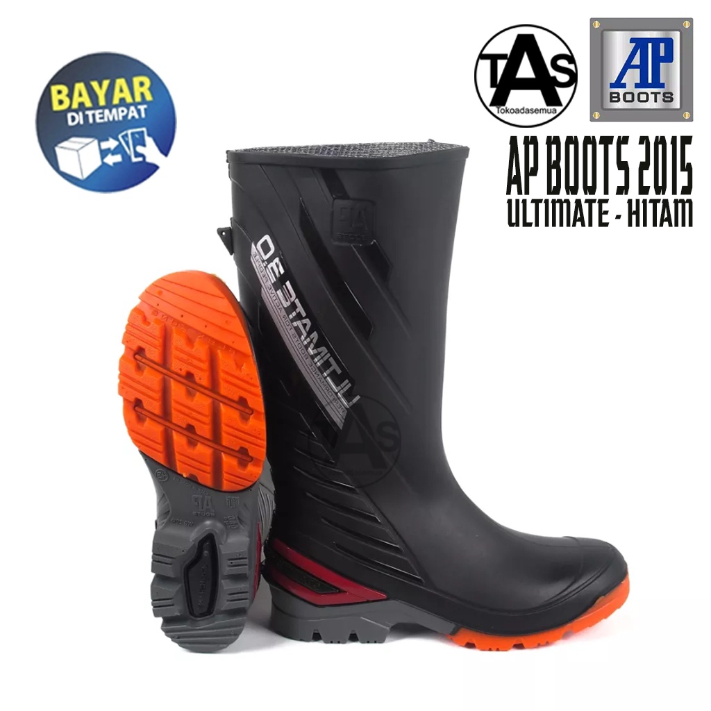 Termurah Sepatu Boots AP 2015 ULTIMATE Black