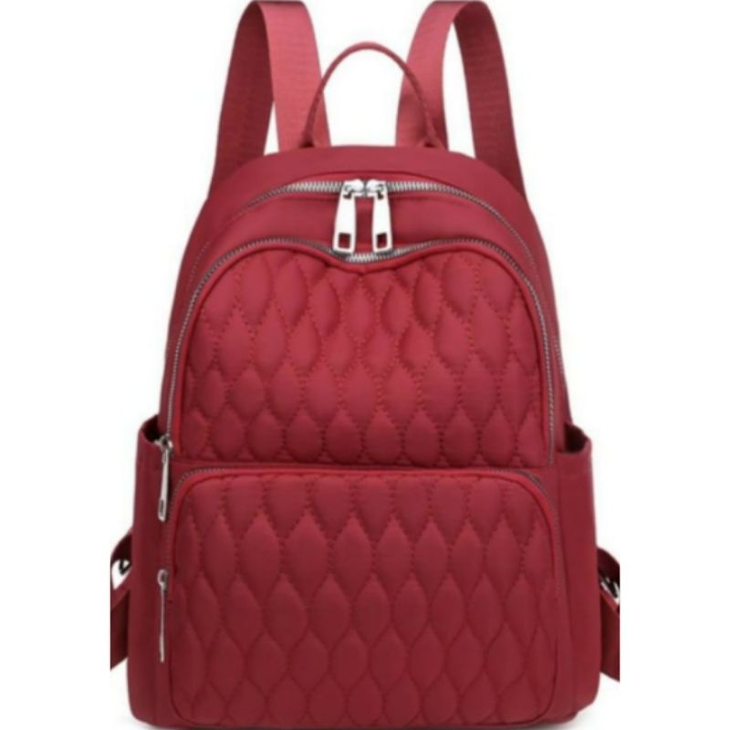 BPINK.ID Tas Ransel Wanita Travel Tas Wanita Tahan Air Kasual Tas Bahu Wanita Kapasitas Besar Wanita
