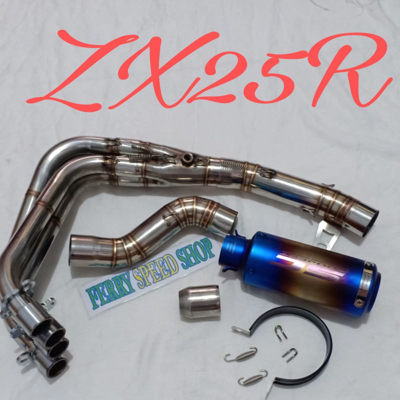 Knalpot racing sc project zx25r zx 25r / knalpot sc project Ninja zx25r full system
