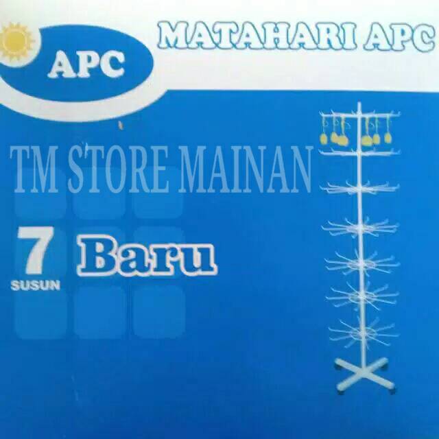 [Seller Resmi] Rak Display Gantungan Matahari APC 7 Susun Beroda Kuat