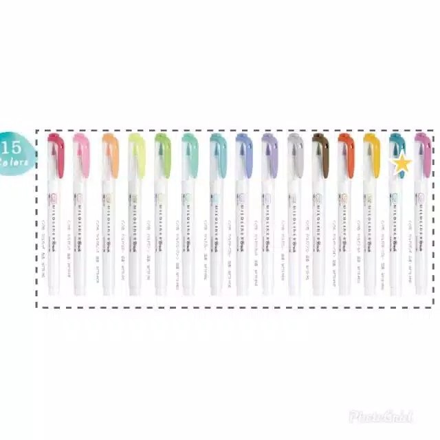 

Zebra Mildliner Brush Dual Tip