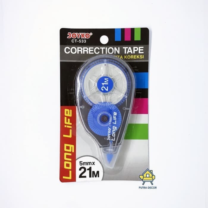 

Correction Tape Joyko CT-533 - tip ex joyko ct 533 - tip x joyko ct533