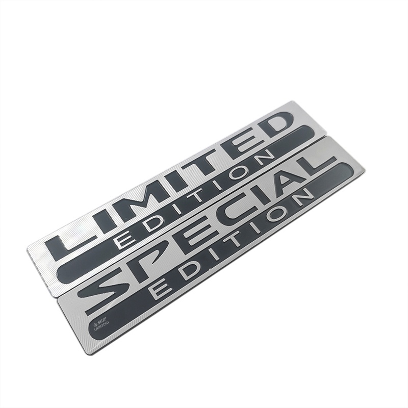 1pc Stiker Emblem Logo Mobil Universal Edisi Spesial Bahan Metal