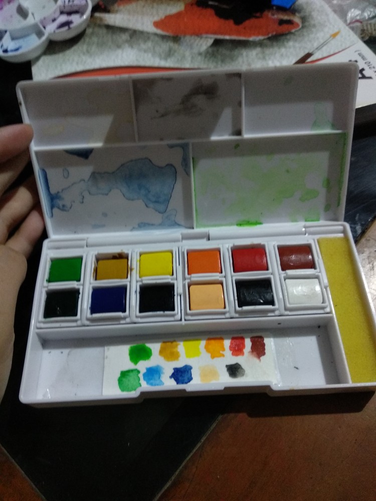 12 Warna Watercolor Cat  Air  WC 2000 JOYKO  Shopee Indonesia