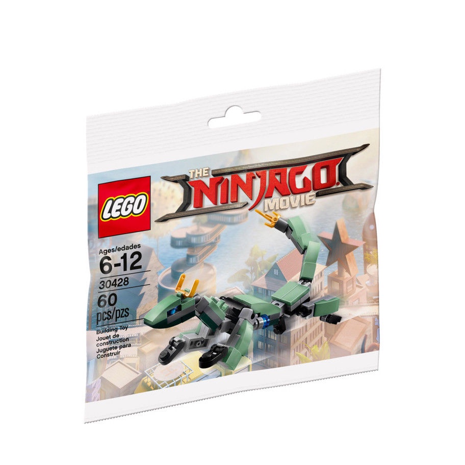 LEGO Ninjago The Movie - 30428 Green Ninja Mech Dragon Polybag Set Building Kid Toy Movie TV Series 