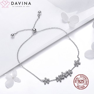  Gelang  Perak DAVINA Daisy Bracelet 925 Sterling Silver 