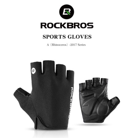 Sarung tangan sepeda rockbros anti slip shockproof tipe rhinoceros