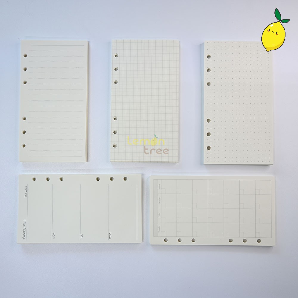 

Loose Leaf Refill Kertas File Binder 6 Ring Binder Paper