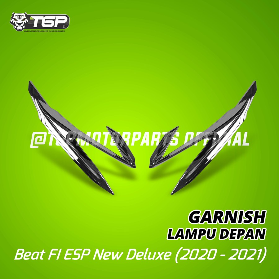 AKSESORIS VARIASI GARNISH LAMPU DEPAN BEAT FI ESP NEW 2020 DELUXE TGP