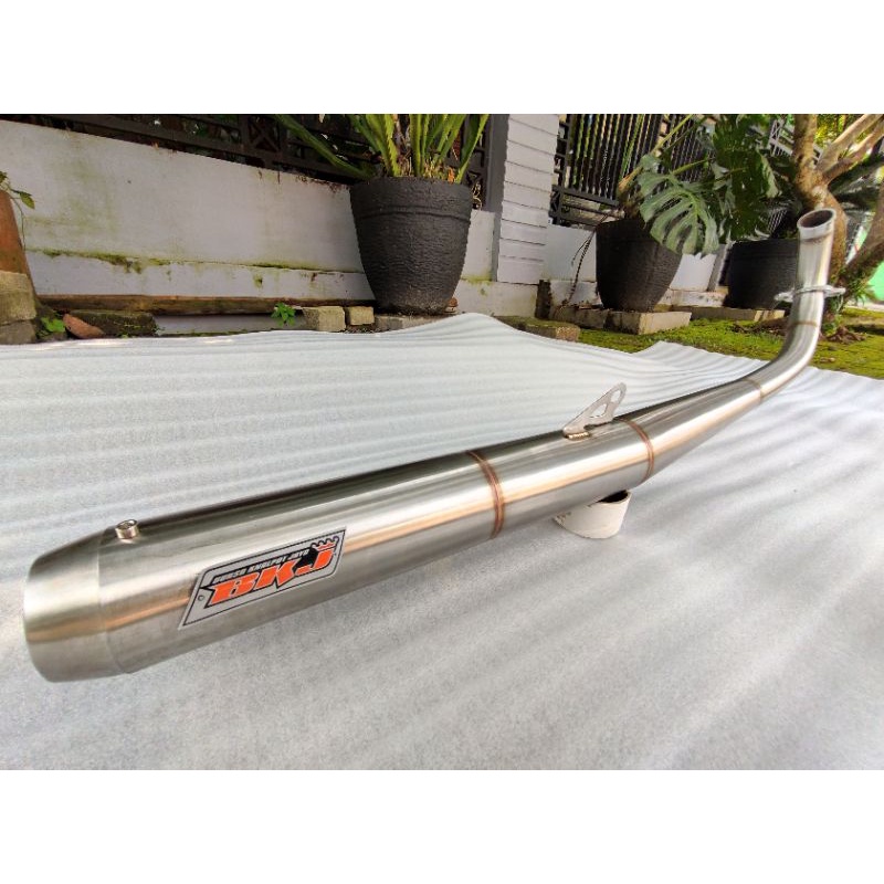 Knalpot Standar Racing Rx king BKJ Racing Full Stnlis Dan Full Spek full orii