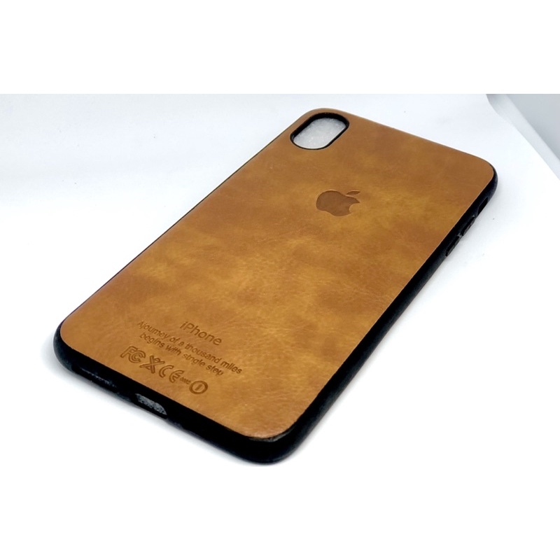 iphone Xs Max case leather kulit sintesis