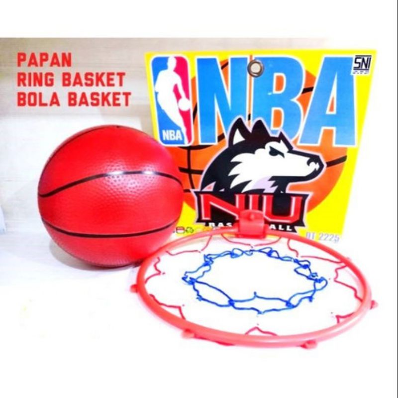 1 set mainan papan basket NBA BASKETBALL DT2225