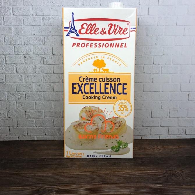

READY COD Elle & Vire Professionnel Excellence Cooking Cream 1Ltr