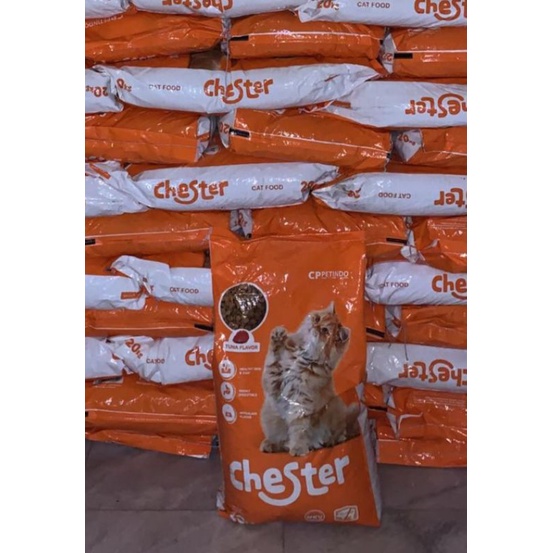 Makanan kucing PROMO CHESTER Tuna All Stage 20kg (Go-jek only) makanan no pork makanan kucing segala usia termurah